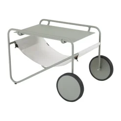 Brafab Mesas De Terraza Y Mesas De Café<Mesa auxiliar Poul Table, Dusty green-off white, 72x44 cm Verde
