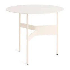 HAY Mesa auxiliar Shim coffee table Ø54 cm, Eggshell Blanco Clearance