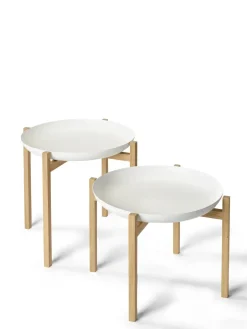 Design House Stockholm Mesas Auxiliares<Mesa auxiliar Tablo Table Set, High white Blanco