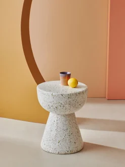 HKliving Mesas Auxiliares<Mesa auxiliar Terrazzo Ø35 cm, Terrazo color Multi