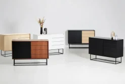 Woud Cómodas Y Aparadores|Cómodas Y Aparadores<Mesa auxiliar Virka, alto 120 cm, Roble Beige