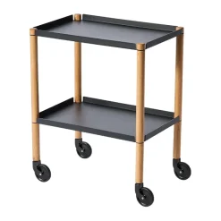 Andersen Furniture Carritos Auxiliares<Mesa Connect, Roble aceitado, metal Negro