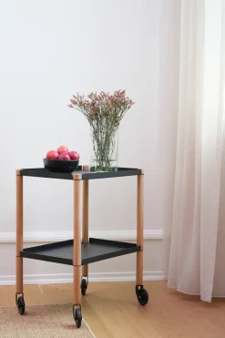 Andersen Furniture Carritos Auxiliares<Mesa Connect, Roble aceitado, metal Negro