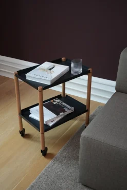 Andersen Furniture Carritos Auxiliares<Mesa Connect, Roble aceitado, metal Negro