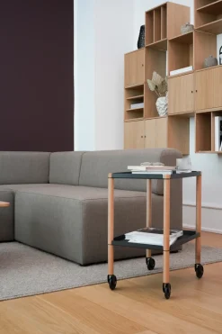 Andersen Furniture Carritos Auxiliares<Mesa Connect, Roble aceitado, metal Negro