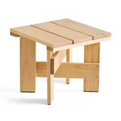 HAY Mesas De Centro De Exterior<Mesa Crate Low Table 45x45x40 cm pino lacado, Pino lacado con barniz al agua Beige
