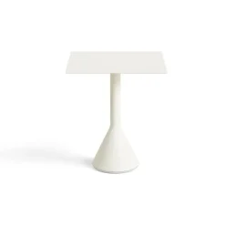 HAY Mesa cuadrada de café 65x65 cm Palissade Cone, Cream white Blanco New