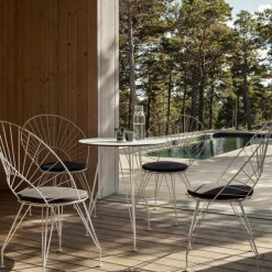Swedese Mesa de café Desirée, , ø64cm, base lacada en Blanco Online