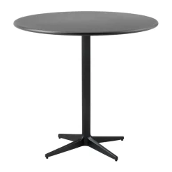 Cane-line Mesa de café Drop Ø80 cm, Lava grey-lava grey Gris Best
