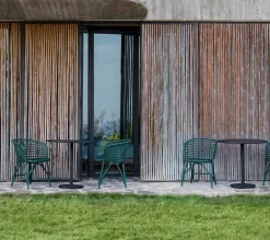 Cane-line Mesa de café Drop Ø80 cm, Lava grey-lava grey Gris Best