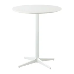 Cane-line Mesa de café Drop Ø60 cm, White-white Blanco Clearance