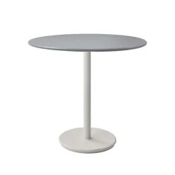 Cane-line Mesas De Terraza Y Mesas De Café|Mesas De Jardín<Mesa de café Go Ø80 cm, Light grey-white Gris