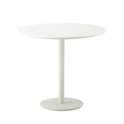 Cane-line Mesas De Terraza Y Mesas De Café|Mesas De Jardín<Mesa de café Go Ø80 cm, White-white Blanco