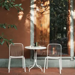 &Tradition Mesas De Terraza Y Mesas De Café|Mesas De Jardín<Mesa de café Thorvald SC96 Ø70 cm, Ivory Blanco