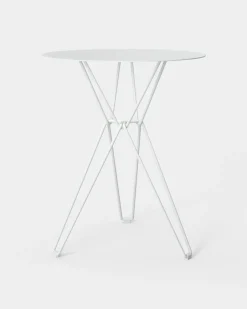 Massproductions Mesa de café Tio Ø60 cm, White Blanco Outlet