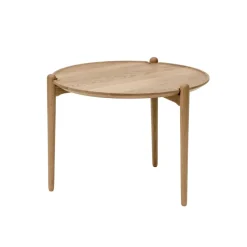 Design House Stockholm Mesa de centro Aria, Roble, Ø60x46 cm Marrón New