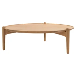 Design House Stockholm Mesa de centro Aria, Roble, Ø90x30 cm Marrón Discount