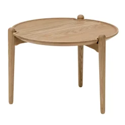 Design House Stockholm Mesas De Centro<Mesa de centro Aria, Roble, Ø60x37 cm Marrón