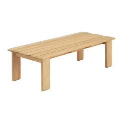 Muuto Mesas De Terraza Y Mesas De Café|Mesas De Centro De Exterior<Mesa de centro Assemble, Teca, 135 × 55 cm Marrón