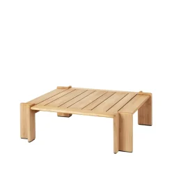GUBI Mesas De Centro De Exterior<Mesa de centro Atmosfera 113x110 cm, Teak Marrón