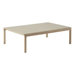 Muuto Mesas De Centro<Mesa de centro Couple 3 Plain 120x84x35 cm, Sand-oak BeigeMarrón