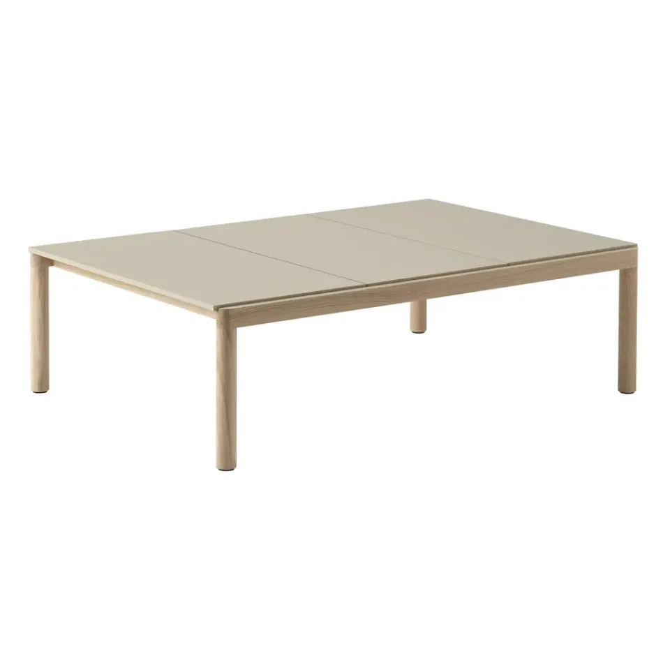 Muuto Mesas De Centro<Mesa de centro Couple 3 Plain 120x84x35 cm, Sand-oak BeigeMarrón
