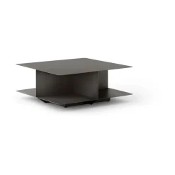 &Tradition Mesas De Centro De Exterior|Mesas De Exterior<Mesa de centro Develius EV3, Steel stone grey, Ø89 × 40 cm Gris