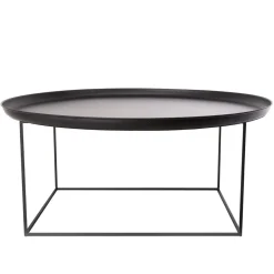 NORR11 Mesa de centro Duke large, Earth black Negro Hot
