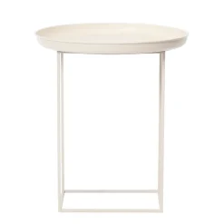 NORR11 Mesa de centro Duke small, Antique white Blanco Outlet