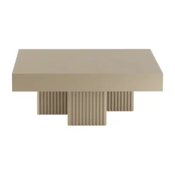 NORR11 Mesas De Centro<Mesa de centro Gear, Chai, 100x100 cm Beige