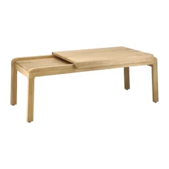 1898 Mesas De Centro<Mesa de centro Knutskog 115x52x41 cm, Naturlackad ek Marrón