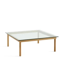 HAY Mesas De Centro<Mesa de centro Kofi, Oak-clear glass, 100 cm Beige
