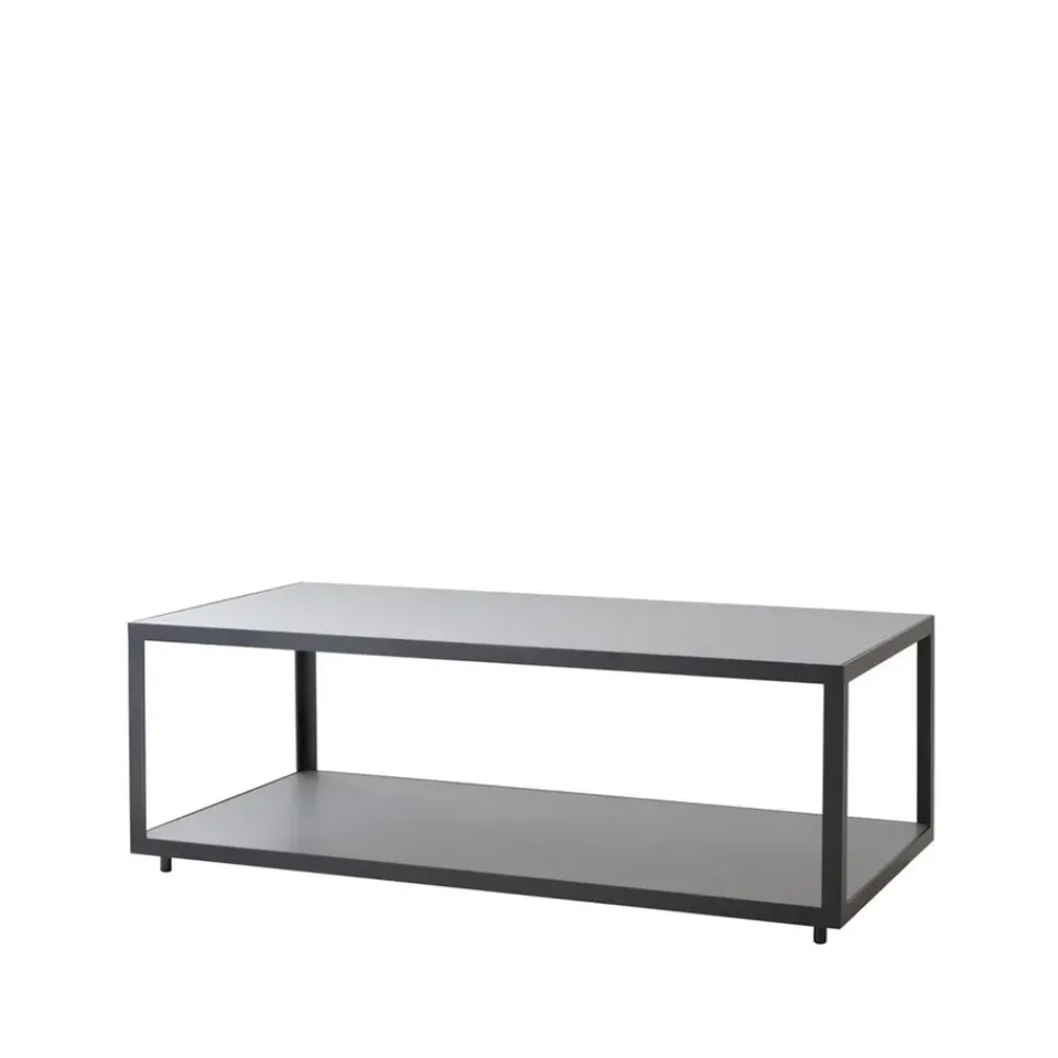 Cane-line Mesa de centro Level cerámica 62x122 cm, Light grey-lava grey Gris