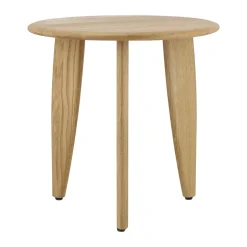 1898 Mesa de centro Lyckeby Ø45x44 cm, Naturlackad ek Marrón Outlet