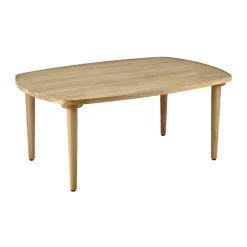1898 Mesa de centro Nyhem 89x59x37 cm, Naturlackad ek Marrón Discount