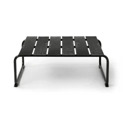 Mater Mesa de centro Ocean lounge table 70x70x30 cm, Black Negro