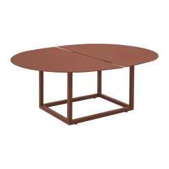 Brafab Mesas De Centro De Exterior|Muebles Lounge De Exterior<Mesa de centro Olive, Zin red, 110x80 cm Rojo