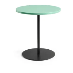 HAY Mesas De Centro De Exterior<Mesa de centro Pyro Ø45 cm, Soft jade-black Verde