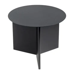 HAY Mesas De Centro<Mesa de centro Slit Ø45 cm, Black Negro