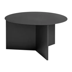 HAY Mesas De Centro<Mesa de centro Slit Ø65 cm, Black Negro