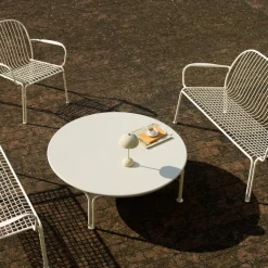 &Tradition Mesas De Centro De Exterior<Mesa de centro Thorvald SC109 , Ivory, Ø115 cm Blanco
