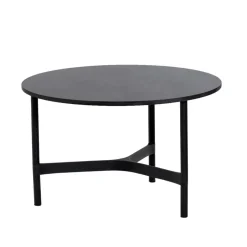 Cane-line Mesas De Centro De Exterior<Mesa de centro Twist medium Ø70 cm, Dark grey-lava grey Gris