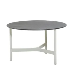 Cane-line Mesas De Centro De Exterior<Mesa de centro Twist medium Ø70 cm, Fossil black-white Negro