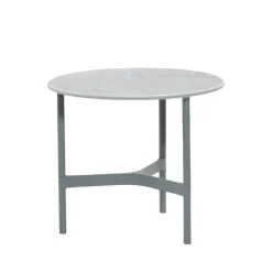 Cane-line Mesas De Centro De Exterior<Mesa de centro Twist small Ø45 cm, Fossil grey-light grey Gris