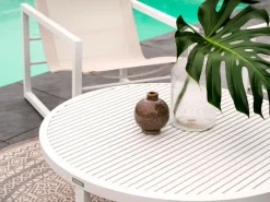 Brafab Mesas De Centro De Exterior|Mesas De Exterior<Mesa de centro Vevi, Blanco