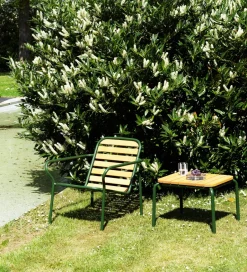 Normann Copenhagen Mesas De Terraza Y Mesas De Café|Mesas De Centro De Exterior<Mesa de centro Vig Robinia 55x45 cm, Green Verde