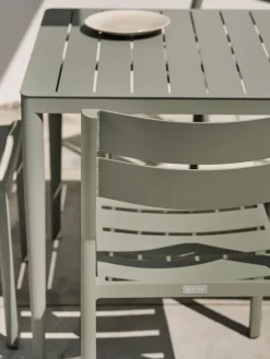 Brafab Mesas De Exterior<Mesa de comedor Bigby, Dusty green, 195x90 cm Verde