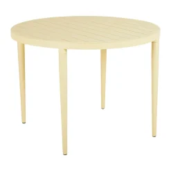 Brafab Mesa de comedor Bigby, Lemon, Ø100 cm Amarillo Discount