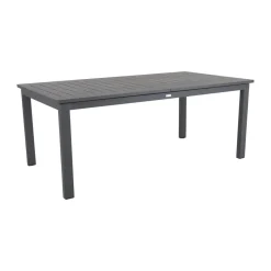Brafab Mesa de comedor extensible Lomma, Anthracite 194-312 cm Gris Hot