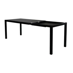 Fiam Mesas De Jardín<Mesa de comedor extensible Aria 140-200 cm, Black Negro
